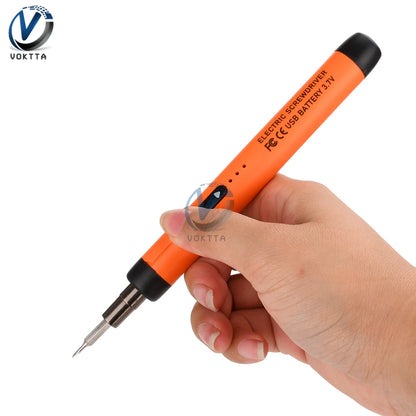 46pcs Electric Screwdriver Set Rechargeable Wireless Precision Power Tool Magnetic Screw Driver Bits for IPhone Glasses Watch PC