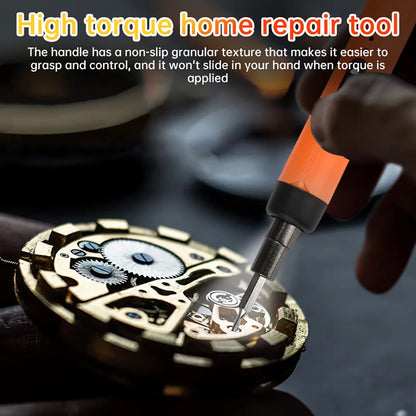 46pcs Electric Screwdriver Set Rechargeable Wireless Precision Power Tool Magnetic Screw Driver Bits for IPhone Glasses Watch PC